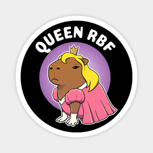 Queen RBF Capybara Princess Costume Magnet